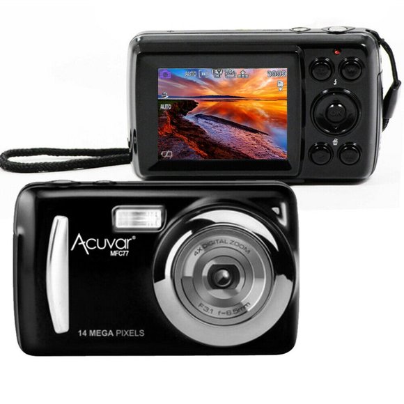 Digital Camera Video Recorder 2.4 Inch LCD Screen 4X Zoom 14MP - Picture 2 of 5